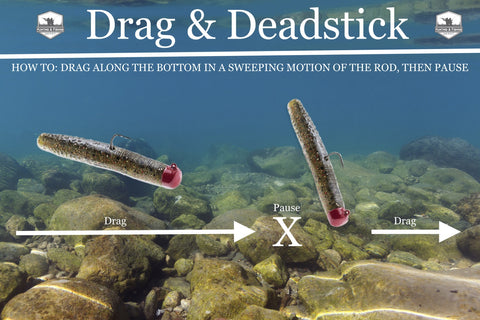 fishing ned rig drag and deadstick