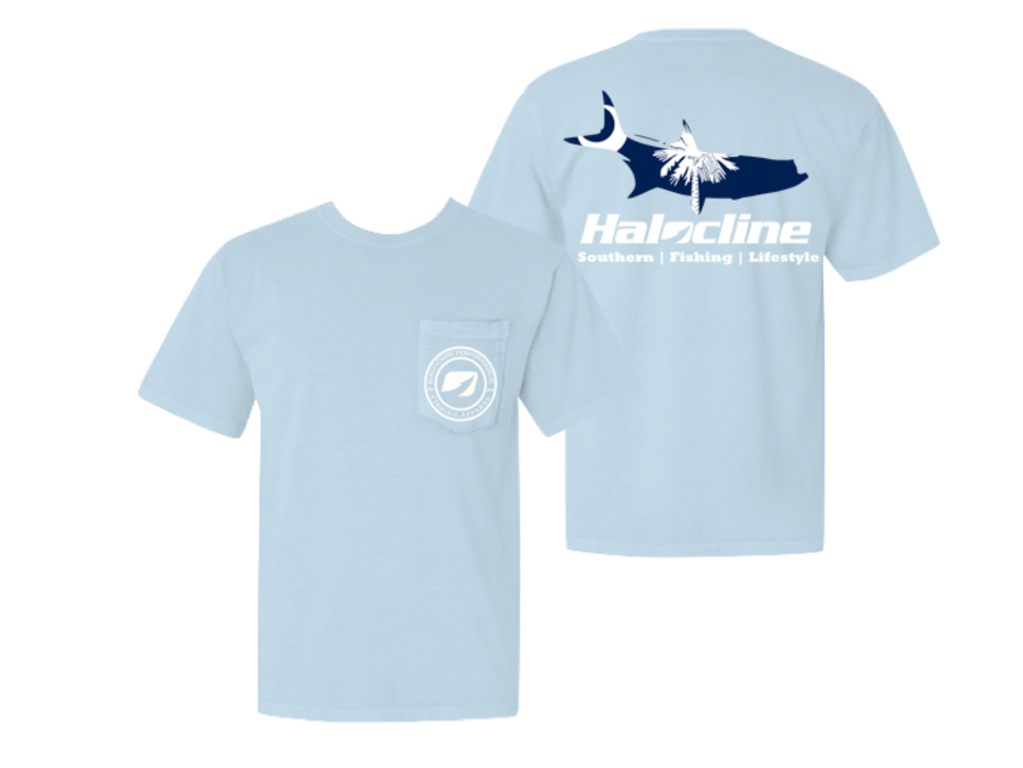 Halocline South Carolina Tarpon Pocket T-shirt - restaurantetxokoona
