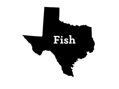 Fish Texas Decal - restaurantetxokoona