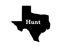 Hunt Texas Decal - restaurantetxokoona