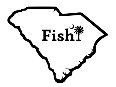Fish South Carolina Palm Decal - restaurantetxokoona